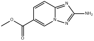 2-AMino-[1,2,4]triazolo[1,5-a]pyridine-6-carboxylic acid Methyl ester Struktur