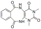 Pyrimido[4,5-c][2,5]benzodiazocine-2,4,6,11(1H,3H)-tetrone,  5,12-dihydro-1,3-dimethyl- Struktur