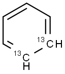 BENZENE-1,2-13C2 Struktur