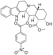 14-(4-nitrobenzoyloxy)yohimbine Struktur