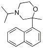 2-methyl-2-naphthalen-1-yl-4-propan-2-yl-morpholine Struktur