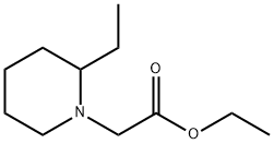 ethyl (2-ethylpiperidin-1-yl)acetate Struktur