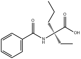 Norvaline,  N-benzoyl-2-ethyl- Struktur