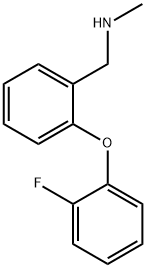 N-[2-(2-Fluorophenoxy)benzyl]-N-methylamine Struktur