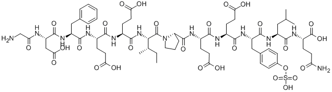 HIRUDIN (54-65) (SULFATED) Struktur