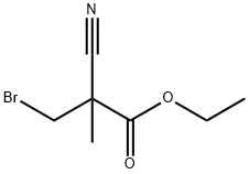 Propanoic acid, 3-bromo-2-cyano-2-methyl-, ethyl ester (9CI) Struktur