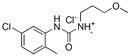 (5-chloro-2-methyl-phenyl)carbamoylmethyl-(3-methoxypropyl)azanium chl oride Struktur