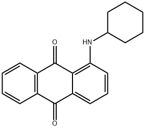 1-(cyclohexylaminoanthraquinone)  Struktur