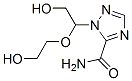 1-(1,5-dihydroxy-3-oxapent-2-yl)-1,2,4-triazole-5-carboxamide Struktur