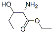 Norvaline,  3-hydroxy-,  ethyl  ester Struktur