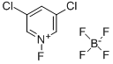 N-FLUORO-3,5-DICHLOROPYRIDINIUM TETRAFLUOROBORATE Struktur