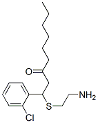 1-(2-aminoethylthio)-1-(2-chlorophenyl)nonan-3-one Struktur