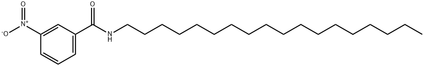 M-NITRO-N-OCTADECYLBENZAMIDE Struktur