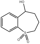 1,1-DIOXO-2,3,4,5-TETRAHYDRO-1H-116-BENZO[B]THIEPIN-5-OL Struktur