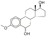 3-O-Methyl 6-Hydroxy 17β-Estradiol Struktur