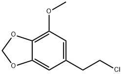 6-(2-CHLORO-ETHYL)-4-METHOXY-BENZO[1,3]DIOXOLE Struktur