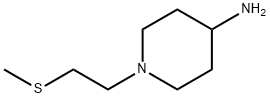 1-[2-(methylthio)ethyl]-4-piperidinamine(SALTDATA: 2HCl) Struktur