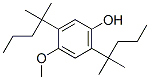 2,5-Bis(1,1-dimethylbutyl)hydroquinone monomethyl ether Struktur