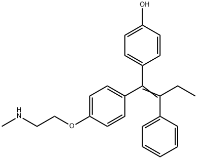 N-メチル-2-[4-[(Z)-1-(4-ヒドロキシフェニル)-2-フェニル-1-ブテニル]フェノキシ]エタンアミン