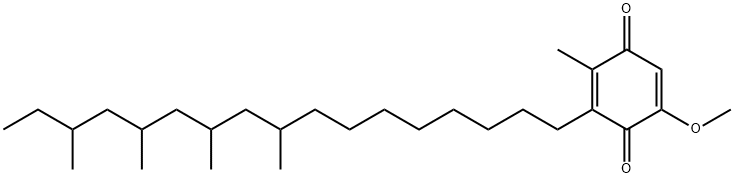 5-Methoxy-2-methyl-3-(9,11,13,15-tetramethylheptadecyl)cyclohexa-2,5-diene-1,4-dione Struktur