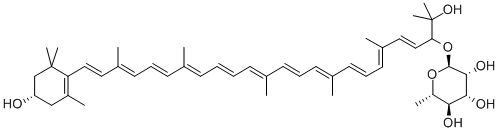 MYXOXANTHOPHYLL Struktur