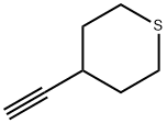 4-Ethynyltetrahydro-2H-thiopyran Struktur