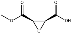 2,3-Oxiranedicarboxylicacid,monomethylester,(2S-cis)-(9CI) Struktur