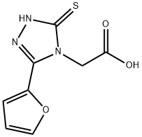 (3-FURAN-2-YL-5-THIOXO-1,5-DIHYDRO-[1,2,4]TRIAZOL-4-YL)-ACETIC ACID Struktur