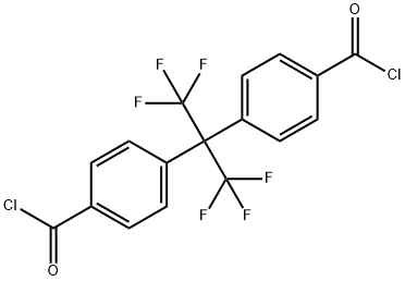 Benzoyl chloride, 4,4'-[2,2,2-trifluoro-1-(trifluoromethyl)ethylidene]bis- Struktur