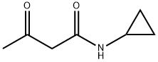 Butanamide, N-cyclopropyl-3-oxo- (9CI) Struktur