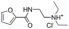 diethyl-[2-(furan-2-carbonylamino)ethyl]azanium chloride Struktur