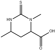 3,6-DIMETHYL-2-THIOXOHEXAHYDROPYRIMIDINE-4-CARBOXYLIC ACID Struktur