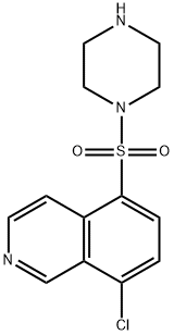 1-(8-CHLORO-5-ISOQUINOLINESULFONYL)PIPERAZINE, DIHYDROCHLORIDE Struktur