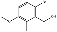 (6-Bromo-3-methoxy-2-methylphenyl)methanol Struktur