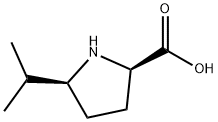 D-Proline, 5-(1-methylethyl)-, cis- (9CI) Struktur