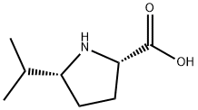 L-Proline, 5-(1-methylethyl)-, cis- (9CI) Struktur