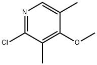 2-CHLORO-3,5-DIMETHYL-4-METHOXY PYRIDINE HYDROCHLORIDE Struktur