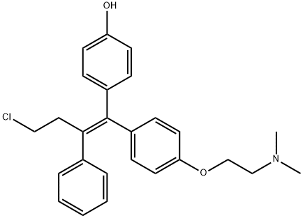 4-hydroxytoremifene Struktur