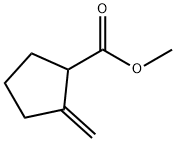 Cyclopentanecarboxylic acid, 2-methylene-, methyl ester (9CI) Struktur