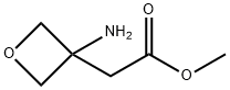 (3-amino-oxetan-3-yl)-acetic acid methyl ester Struktur