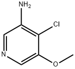 4-CHLORO-5-METHOXYPYRIDIN-3-AMINE Struktur