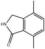 4,7-DIMETHYL-2,3-DIHYDRO-ISOINDOL-1-ONE Struktur