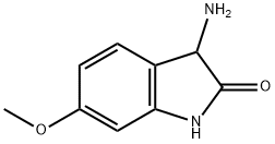 3-AMINO-6-METHOXY-1,3-DIHYDRO-2H-INDOL-2-ONE Struktur