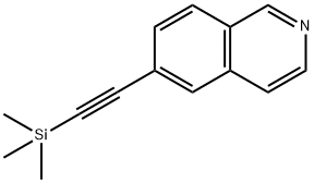 6-((TriMethylsilyl)ethynyl)isoquinoline Struktur