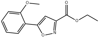 5-(2-METHOXYPHENYL)-3-ISOXAZOLECARBOXYLIC ACID ETHYL ESTER Struktur