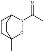 2-Oxa-3-azabicyclo[2.2.2]octane, 3-acetyl-1-methyl- (9CI) Struktur