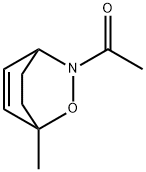 2-Oxa-3-azabicyclo[2.2.2]oct-5-ene, 3-acetyl-1-methyl- (9CI) Struktur