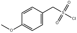 BENZENEMETHANESULFONYL CHLORIDE, 4-METHOXY- Struktur