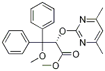 (S)-Methyl 2-(4,6-diMethylpyriMidin-2-yloxy)-3-Methoxy-3,3-diphenylpropanoate Struktur