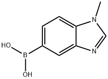 (1-Methyl-1H-benzimidazol-5-yl)boronic acid Struktur